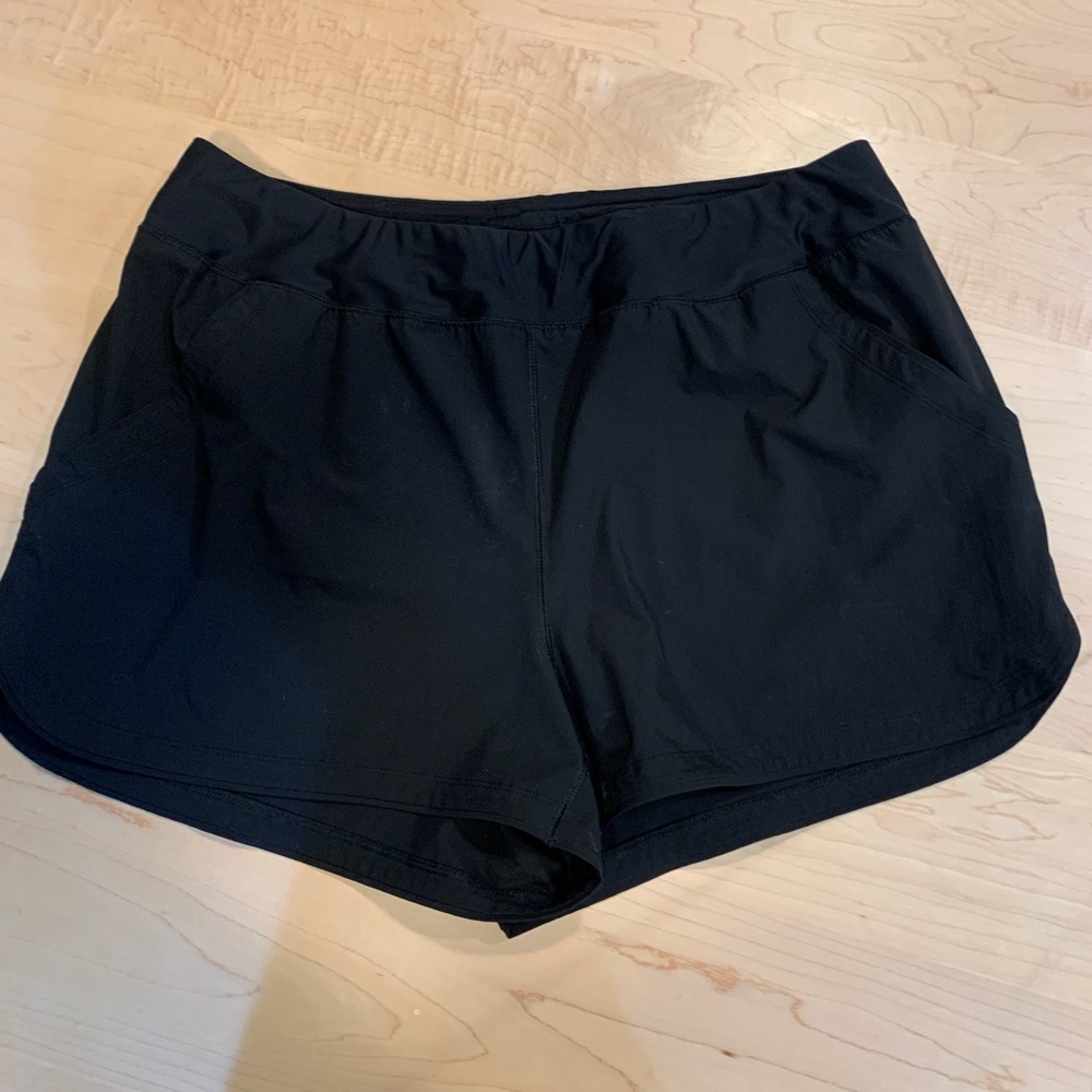 Lands End board swim shorts black size 20